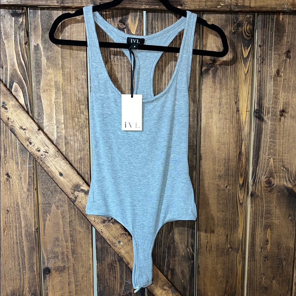IVL Gray Women's Bodysuit